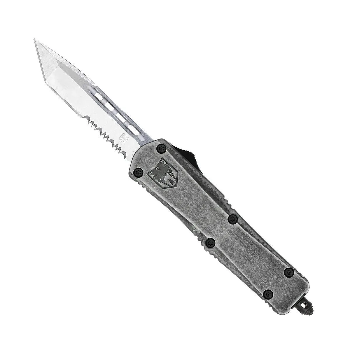 CobraTec Medium FS-3 Stonewash OTF Messer D2