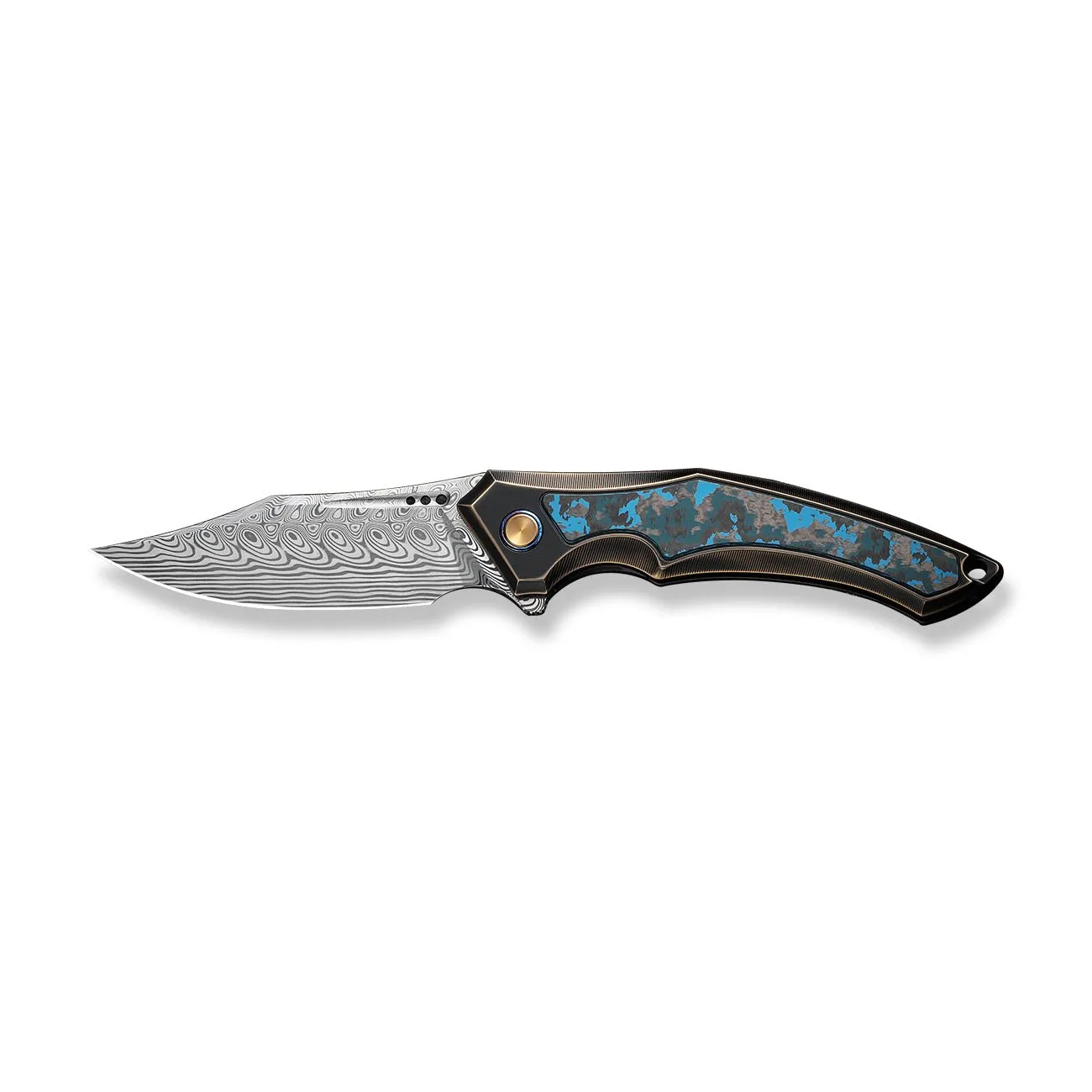 WeKnife Orpheus WE23009-DS1 Taschenmesser Damast Bronze