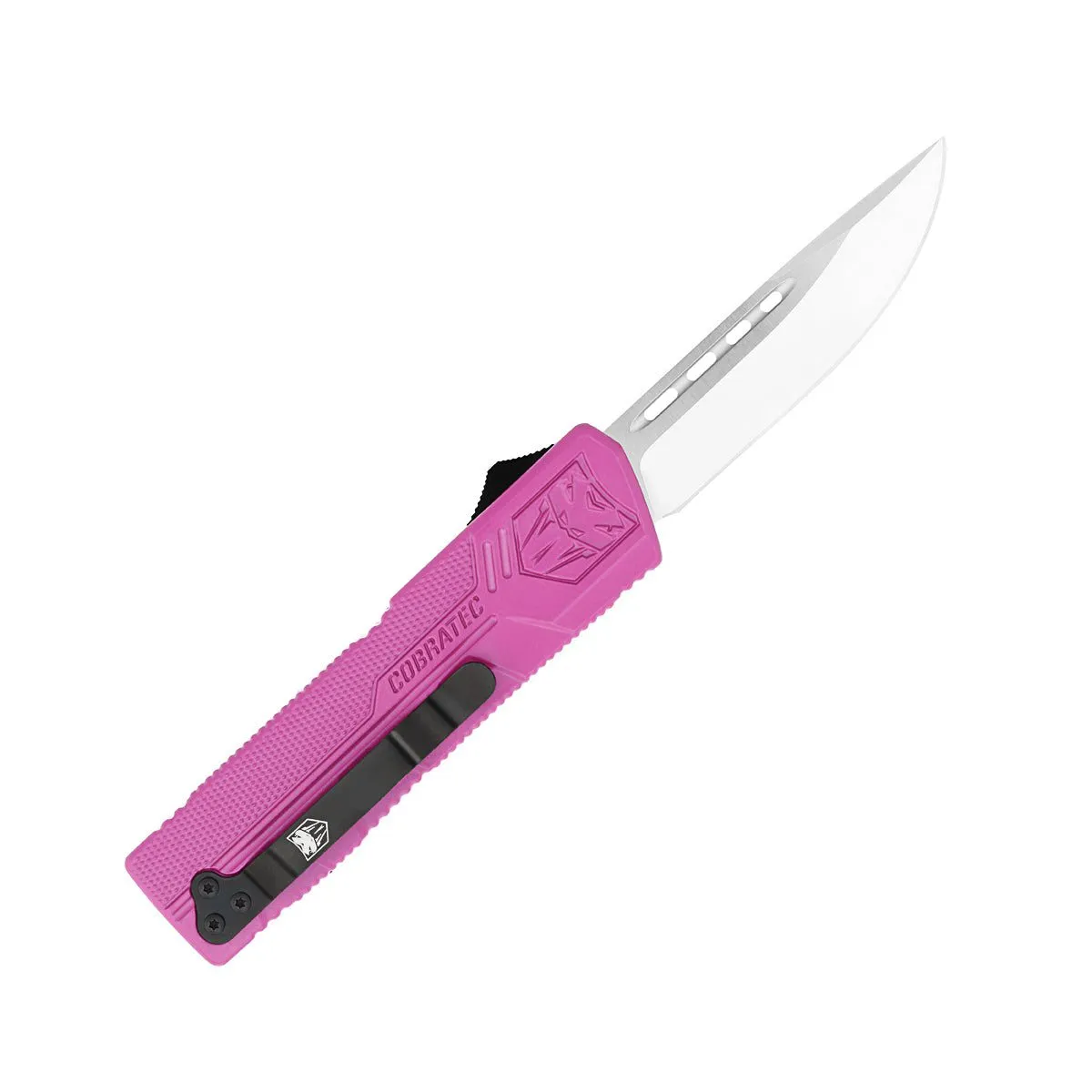 CobraTec Lightweight Purple OTF-Messer D2 Cerakote