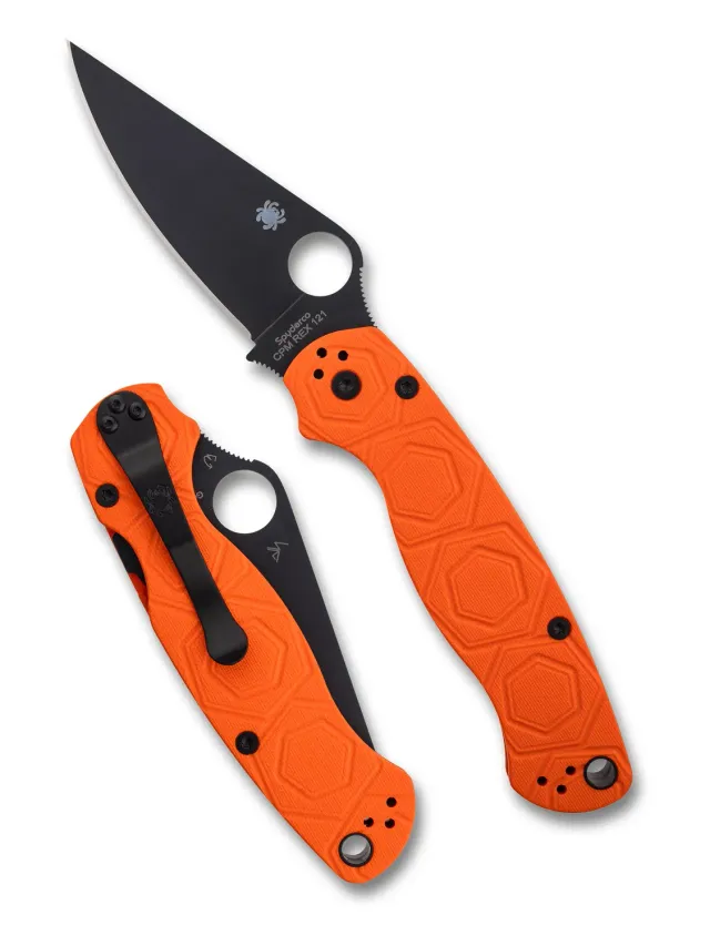 Spyderco Para Military 2 Klappmesser CPM REX 121 Orange