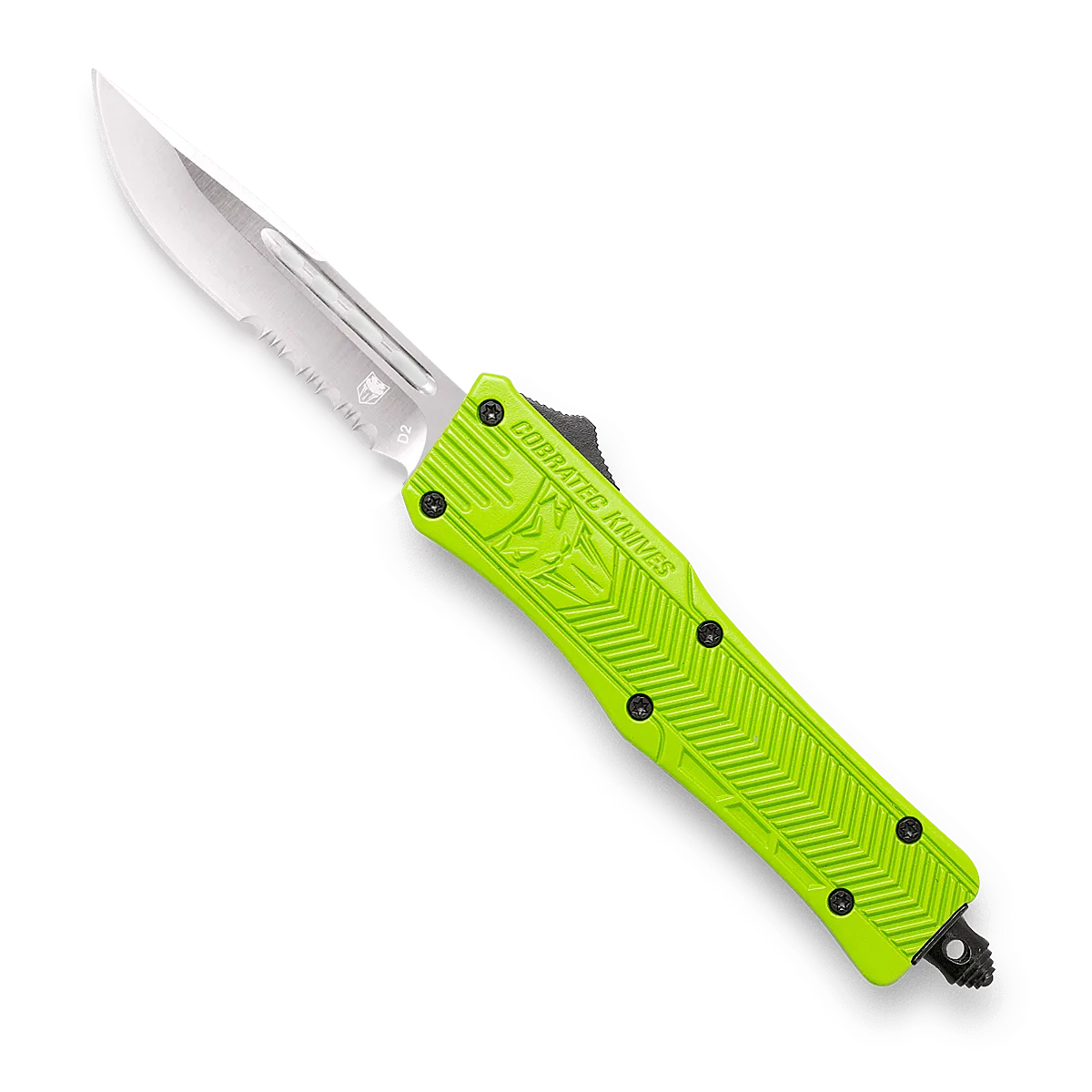 CobraTec CTK-1 Small OTF Messer Zombie Green D2