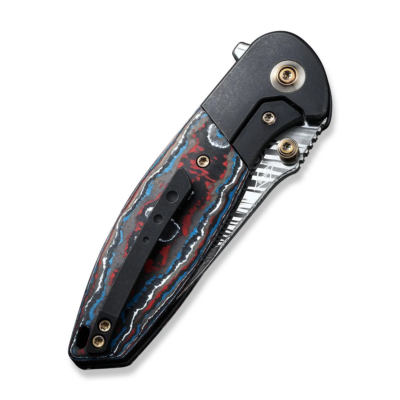 WeKnife Nitro Mini WE22015-DS1 Klappmesser Damast