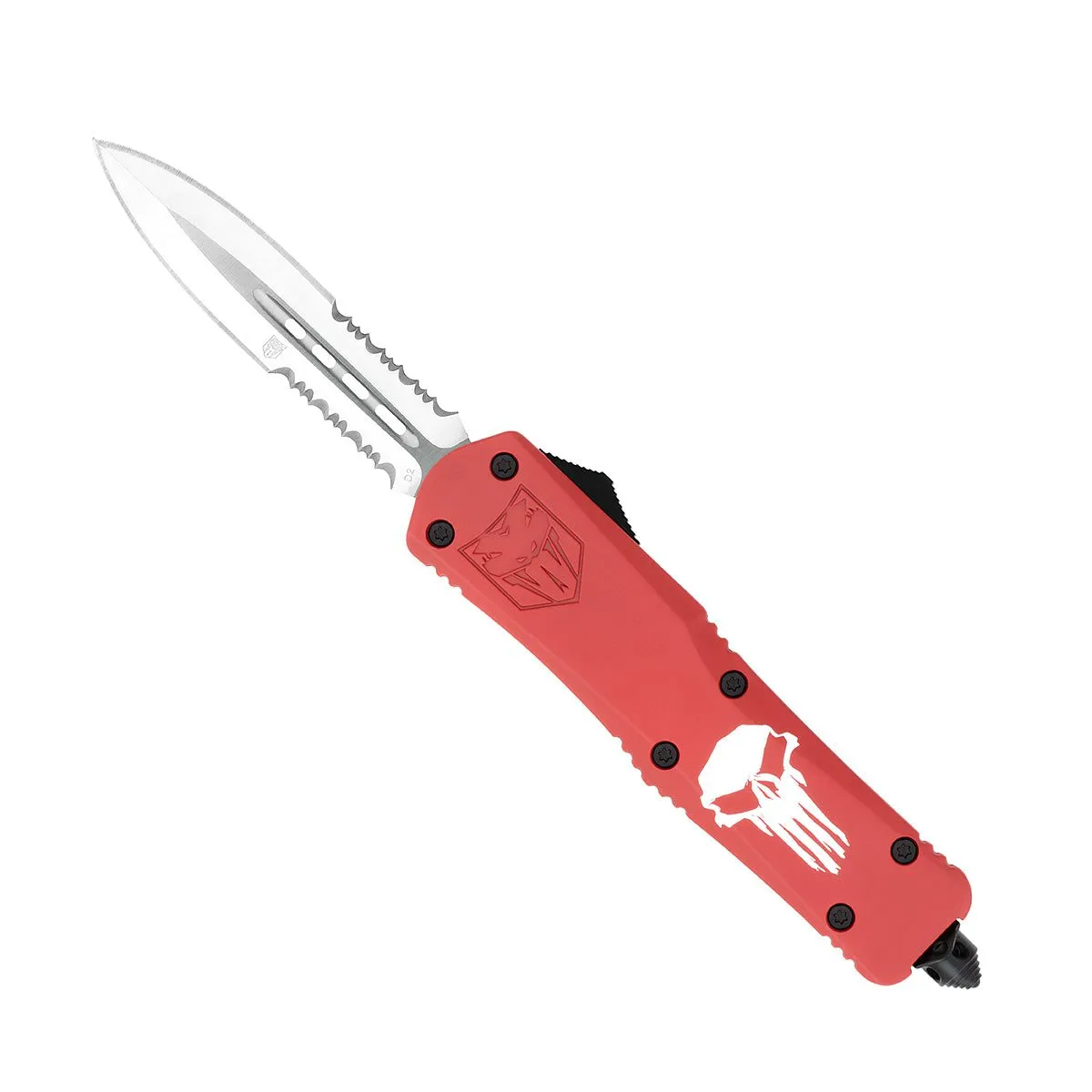 CobraTec Large FS-3 OTF Messer D2 Punisher Red