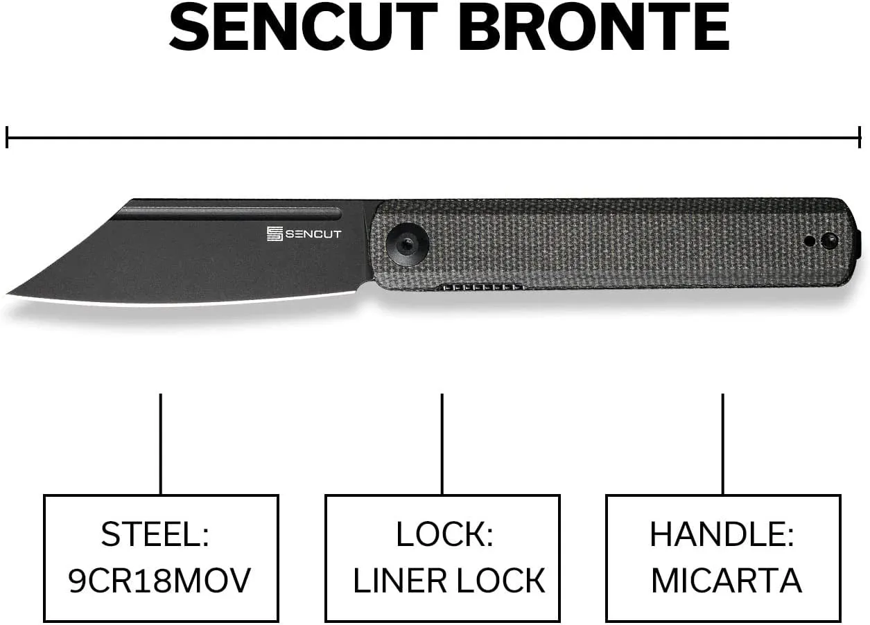 SENCUT Bronte SA08F Taschenmesser Grün Reverse Tanto