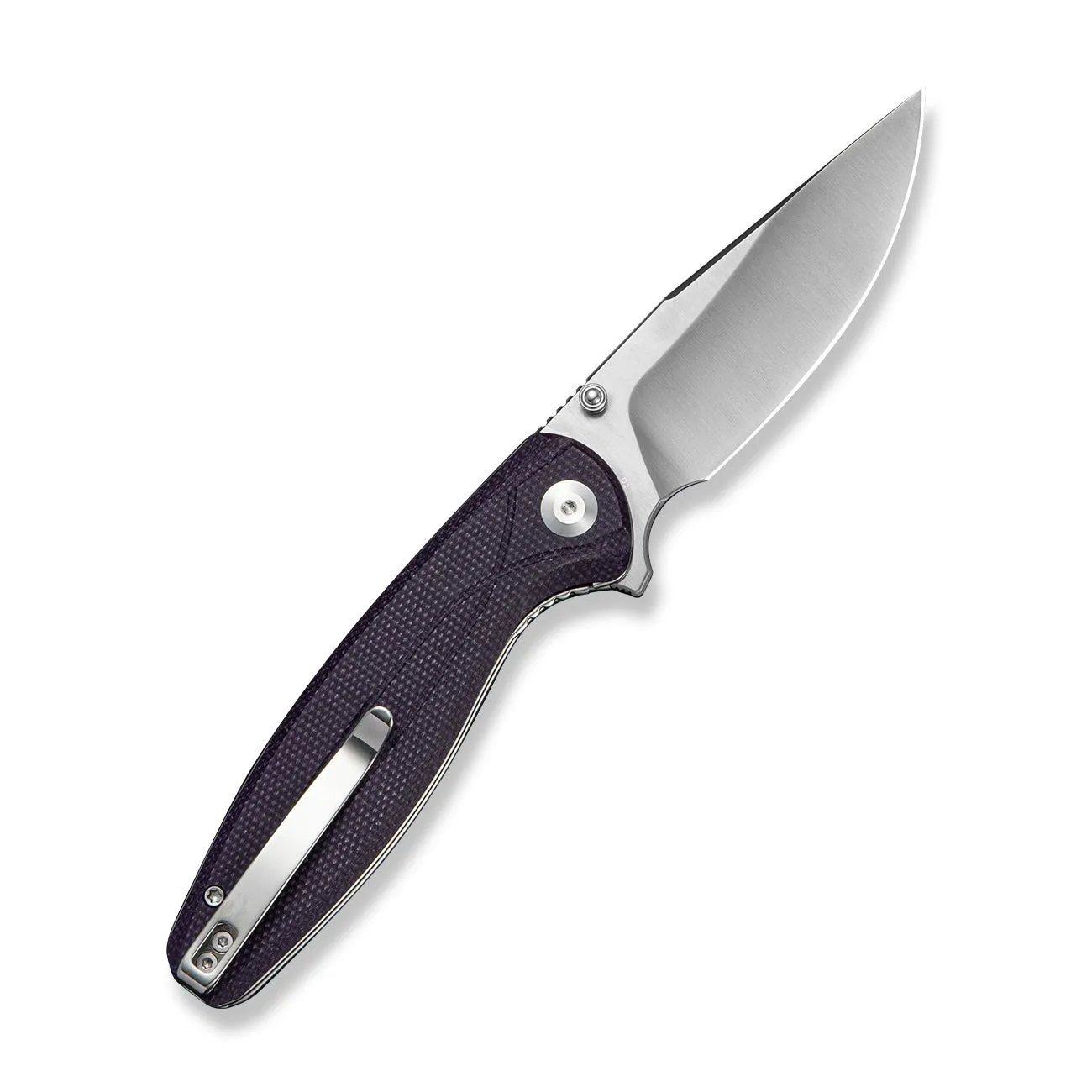 SENCUT Vyrce S25104-3 Taschenmesser Micarta lila D2