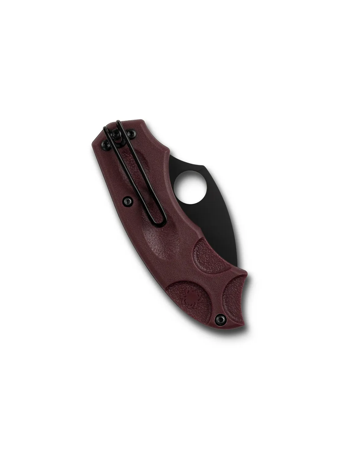 Spyderco Meerkat PD#1 Taschenmesser Schwarz Burgund