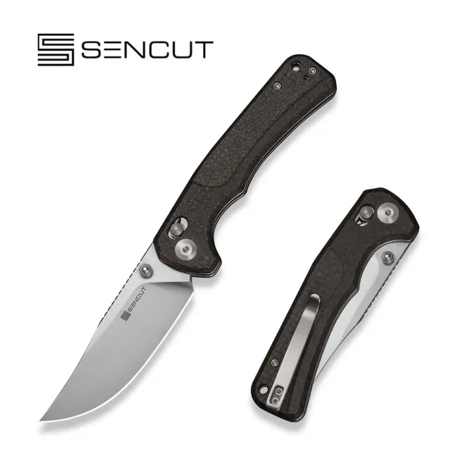 SENCUT Slybolt S25001A-3 Klappmesser Micarta Glow