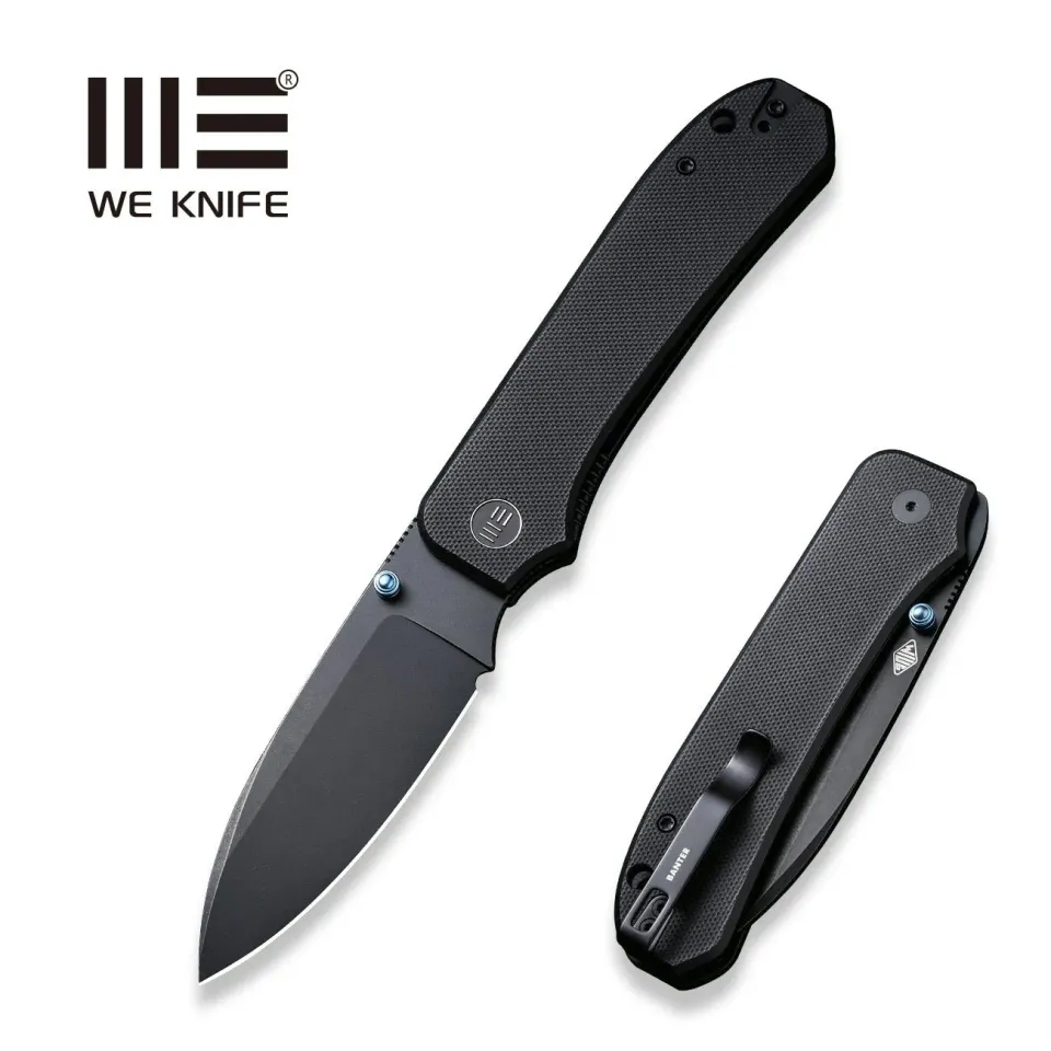 WeKnife Big Banter WE21045-1 Taschenmesser G10 Schwarz