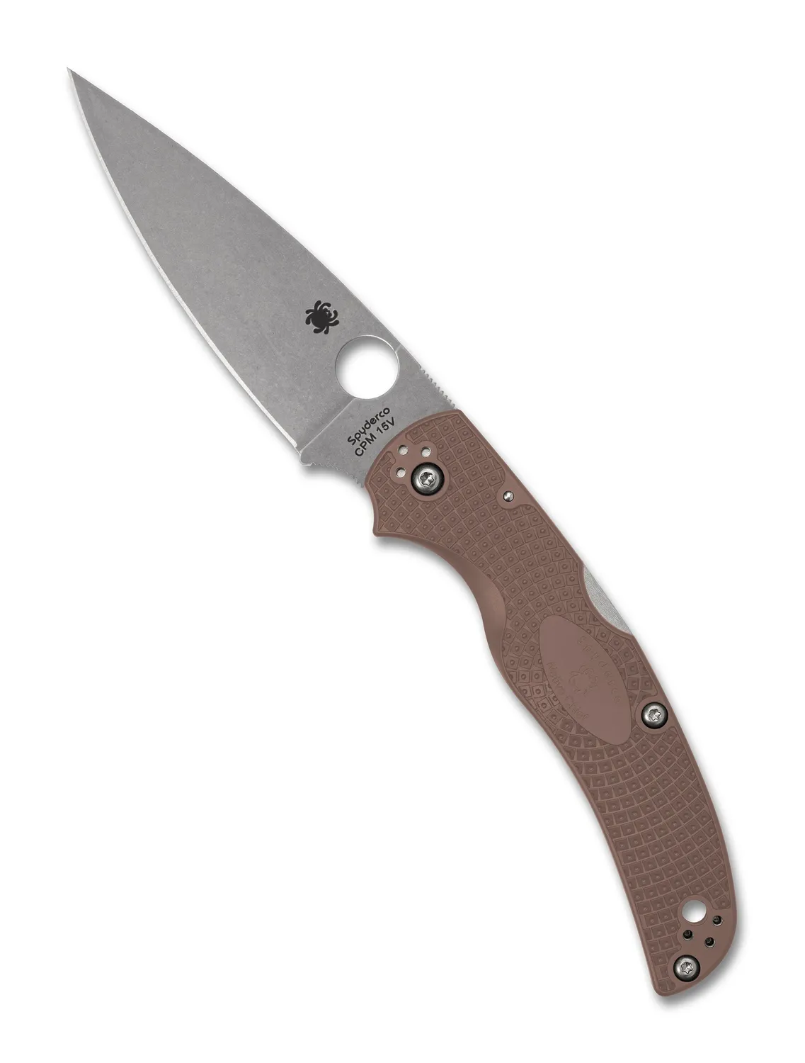 Spyderco Native Chief Taschenmesser CPM 15V Braun Sprint Run