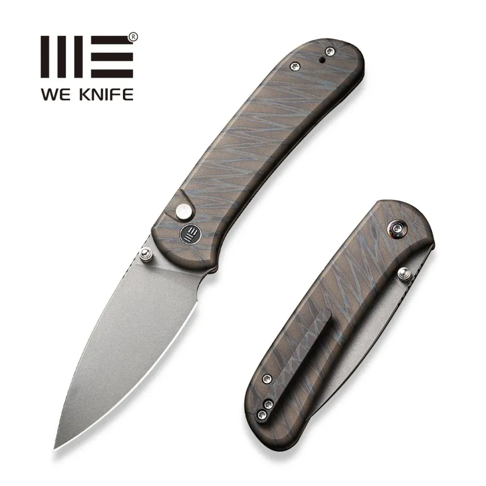 WeKnife Qubit WE22030F-4 Taschenmesser 20CV Tiger Stripe