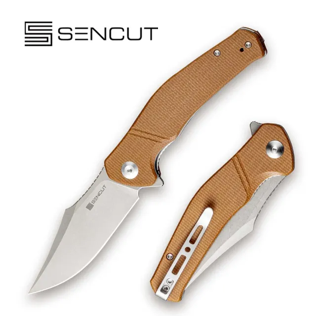 SENCUT Episode SA04D Klappmesser Micarta braun