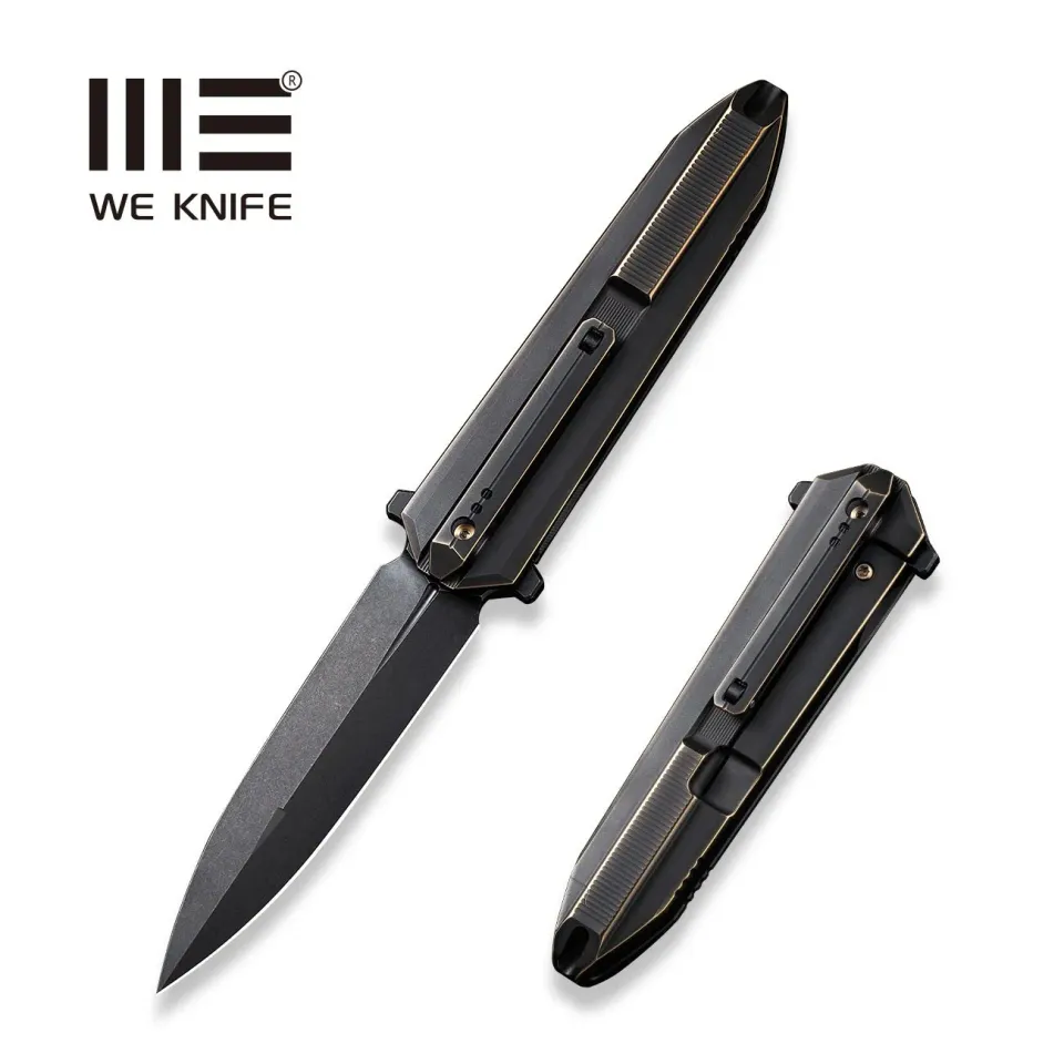 WeKnife Diatomic WE22032-1 Taschenmesser Bronze