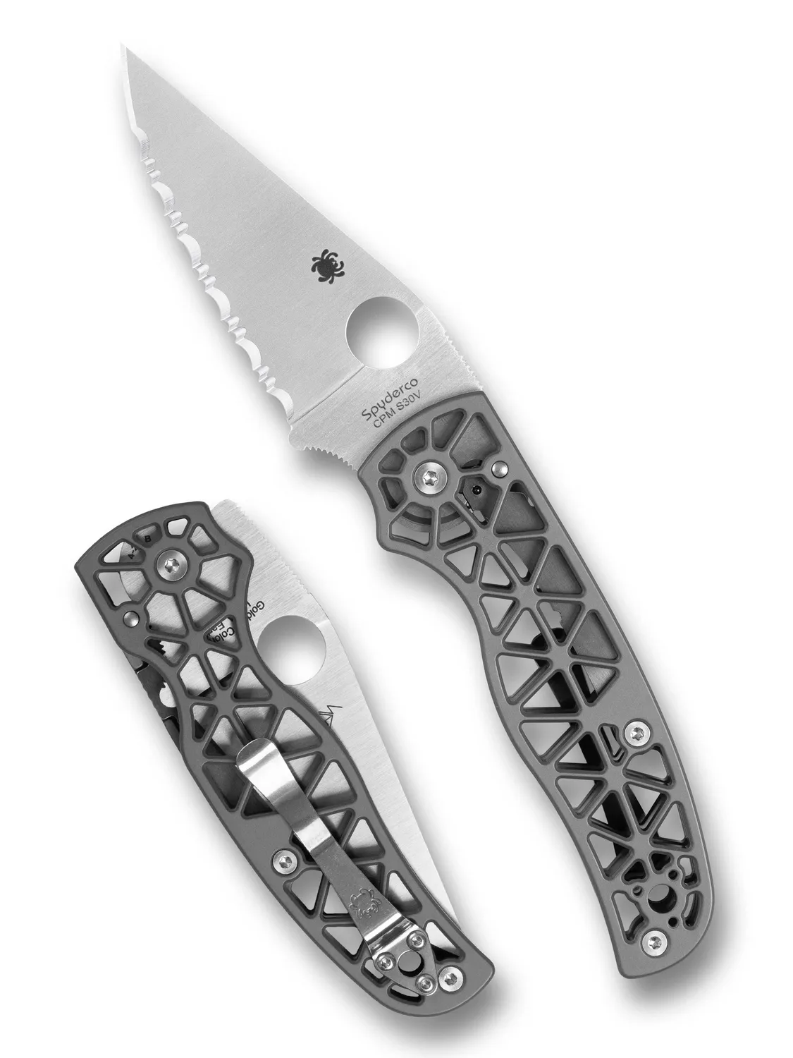 Spyderco Edgerati Klappmesser PlainEdge S30V Compression Lock