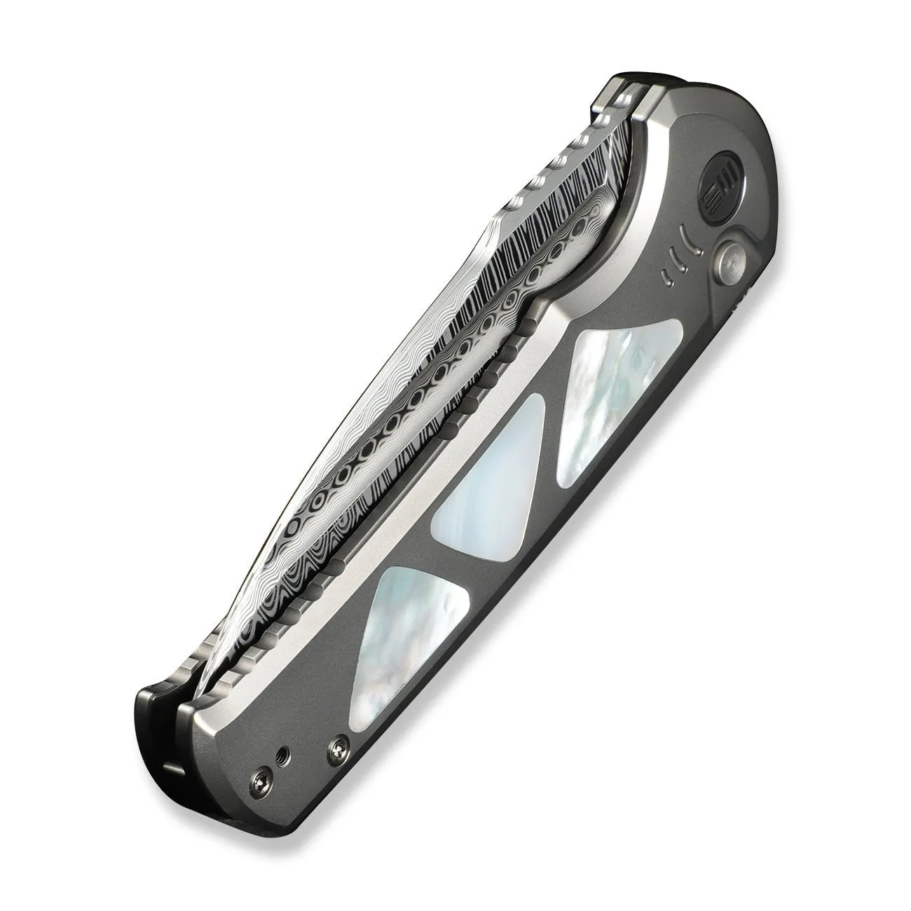 WeKnife Sylox WE24027-DS1 Taschenmesser Damasteel Perlmutt