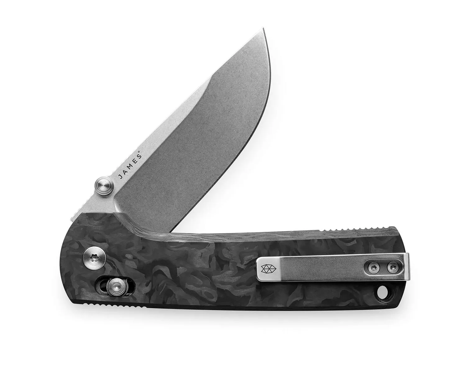 James Brand Kline Taschenmesser Black + Stainless MagnaCut