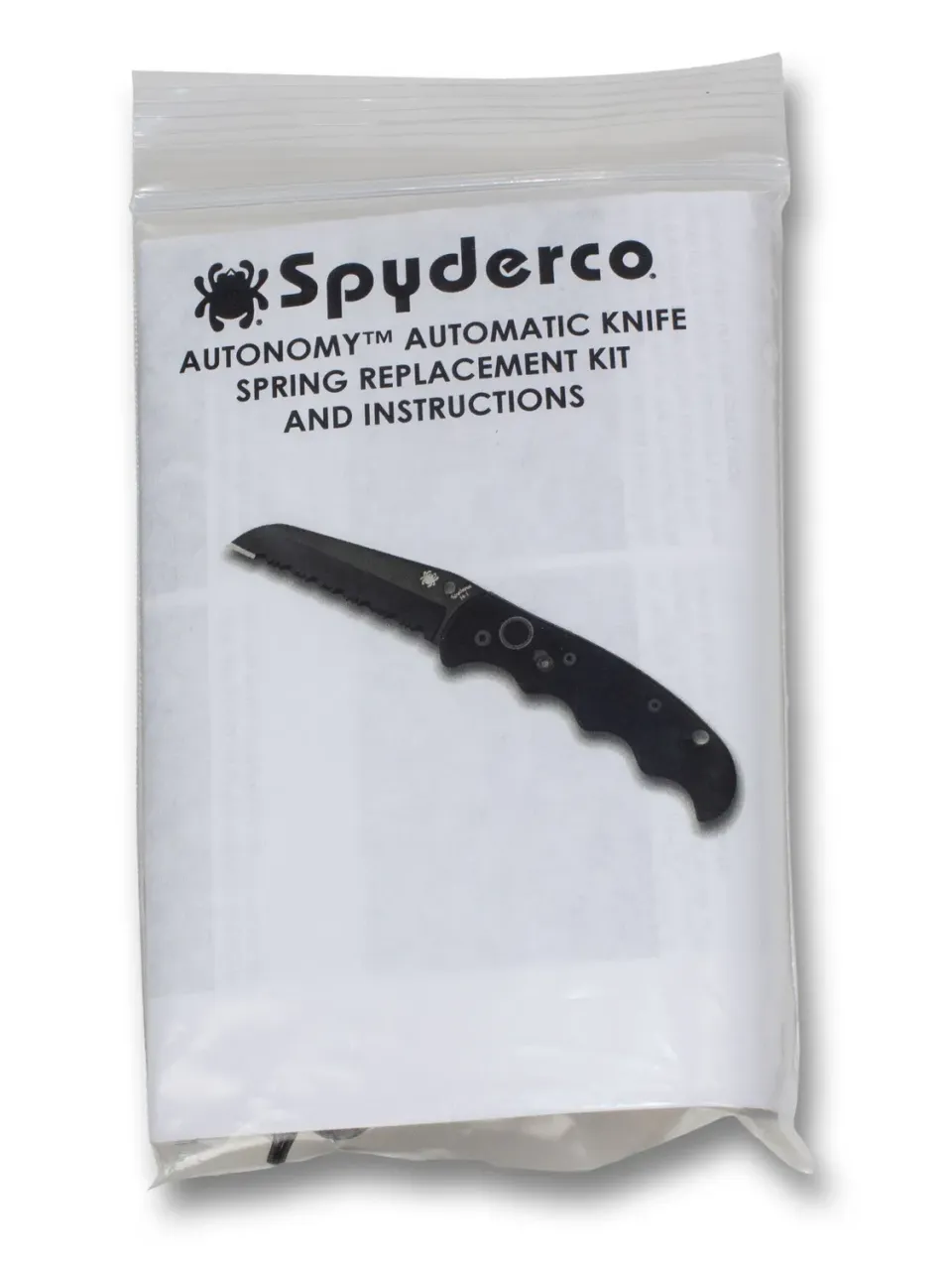 Spyderco Autonomy Parts Kit Ersatzteilset Schwarz