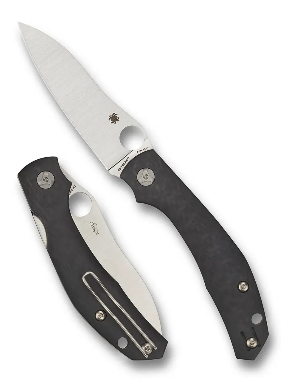 Spyderco Kapara CPM S30V Taschenmesser Carbon