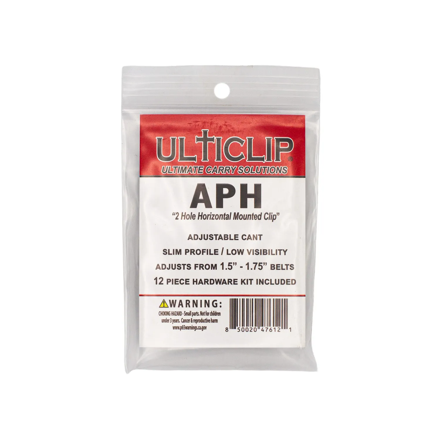 CobraTec Ulticlip APH Gürtelclip horizontal Federstahl