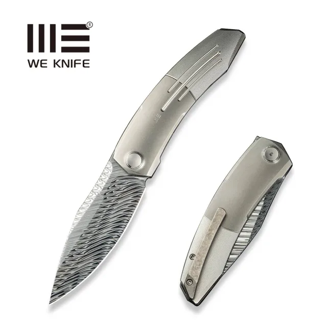 WeKnife Sine Wave WE23069B-DS1 Taschenmesser Damast