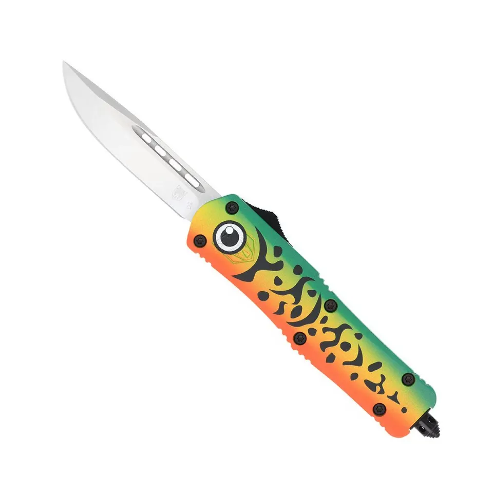 CobraTec FS-3 Green Lure OTF-Messer D2 Cerakote