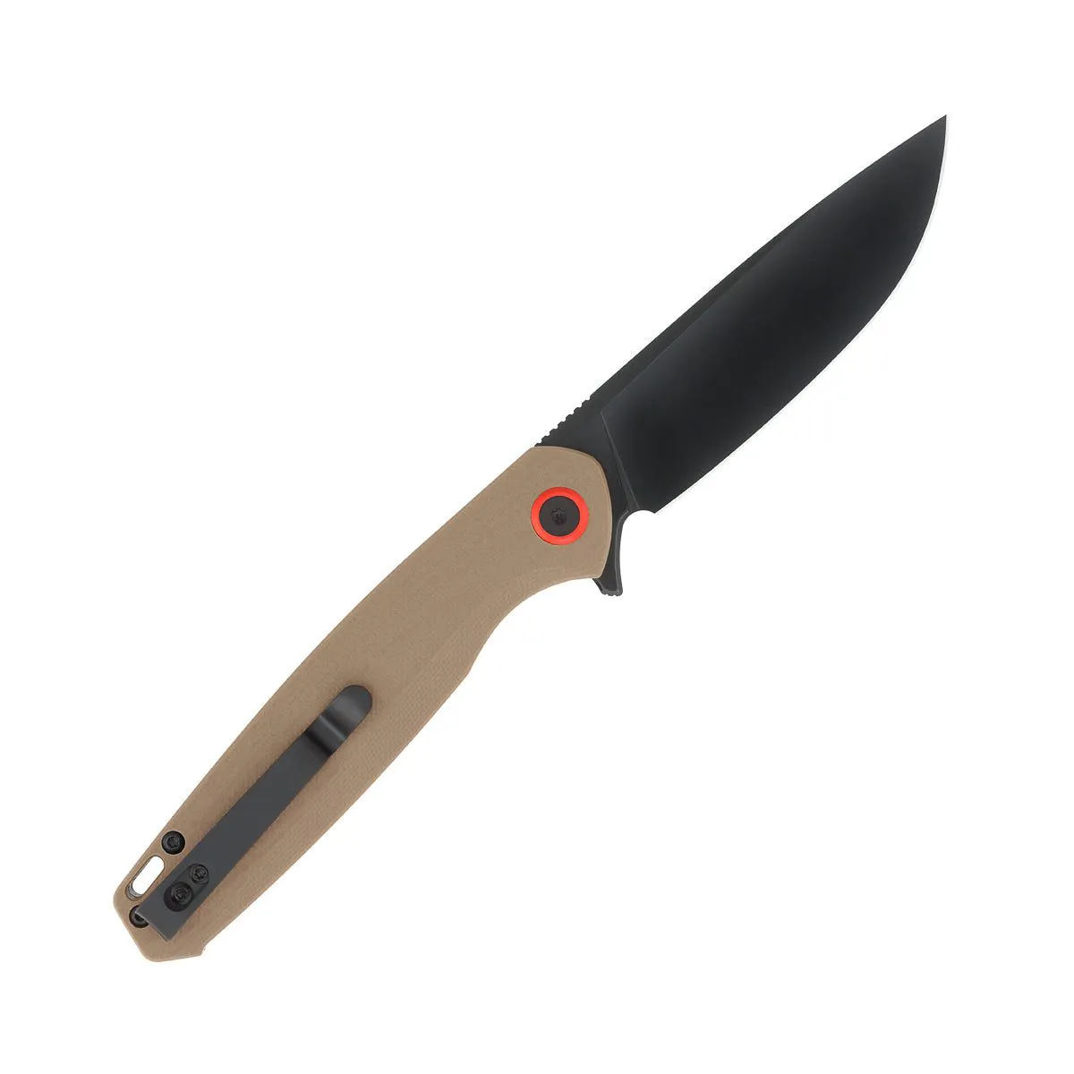 CobraTec Rath Klappmesser D2 Schwarz 3,5 Zoll