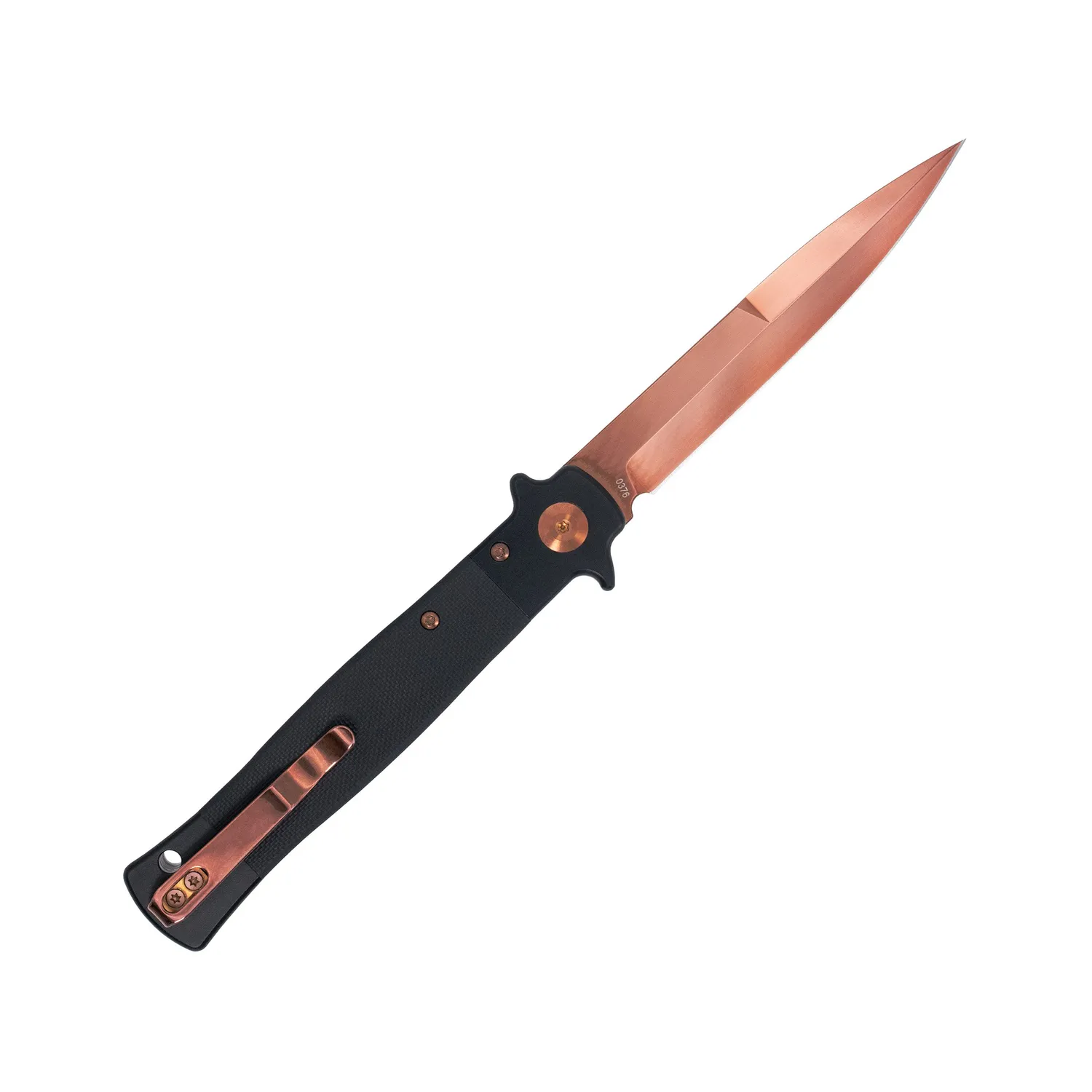CobraTec Stiletto Button Lock Klappmesser VG-10