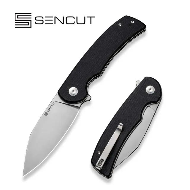 SENCUT Omniform S23064-2 Taschenmesser Schwarz Micarta