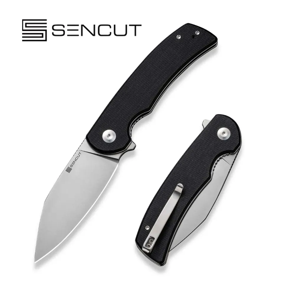 SENCUT Omniform S23064-2 Taschenmesser Schwarz Micarta