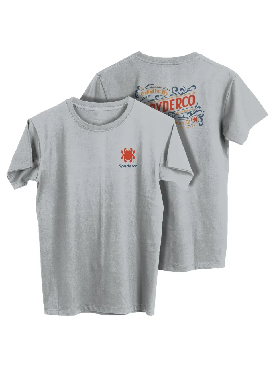 Spyderco Western T-Shirt charcoal XL Baumwolle