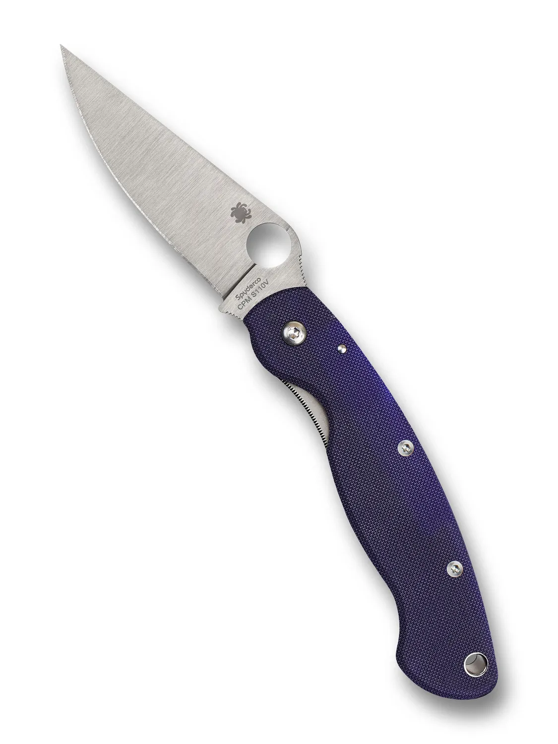 Spyderco Military Model Klappmesser CPM-S110V Dunkelblau