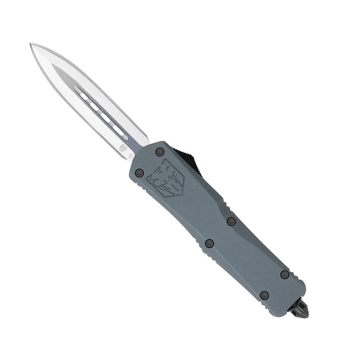 CobraTec FS-3 Large OTF-Messer Grau Cerakote D2