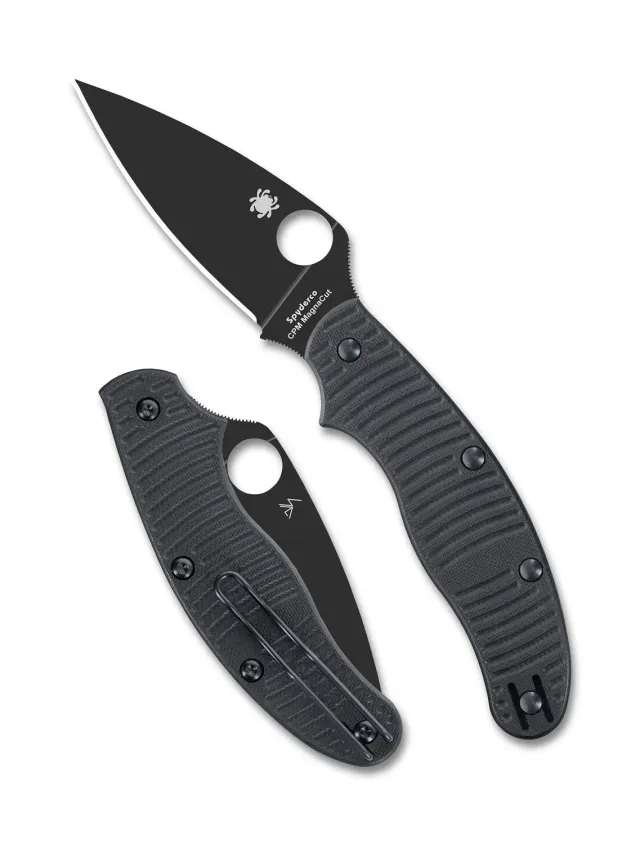 Spyderco UK Penknife Salt Taschenmesser MagnaCut Schwarz