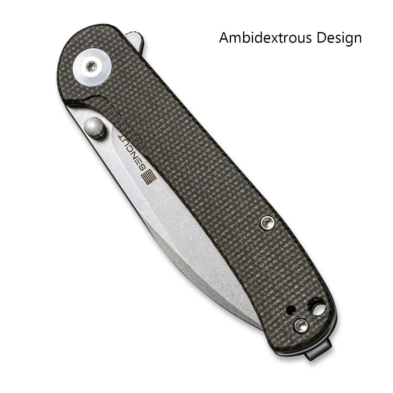 SENCUT Scepter SA03F EDC-Messer Micarta 9Cr18MoV
