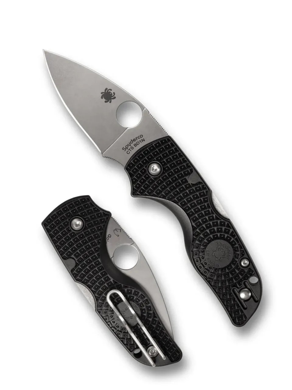 Spyderco Lil Native Lightweight Taschenmesser BD1N schwarz glatt