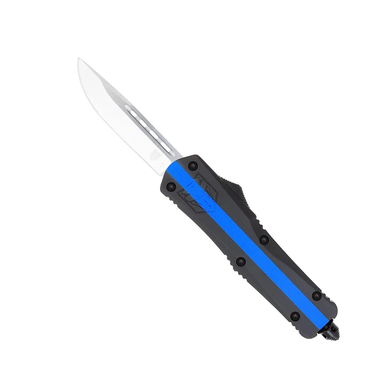 CobraTec FS-3 Medium OTF-Messer Blue Line Punisher D2