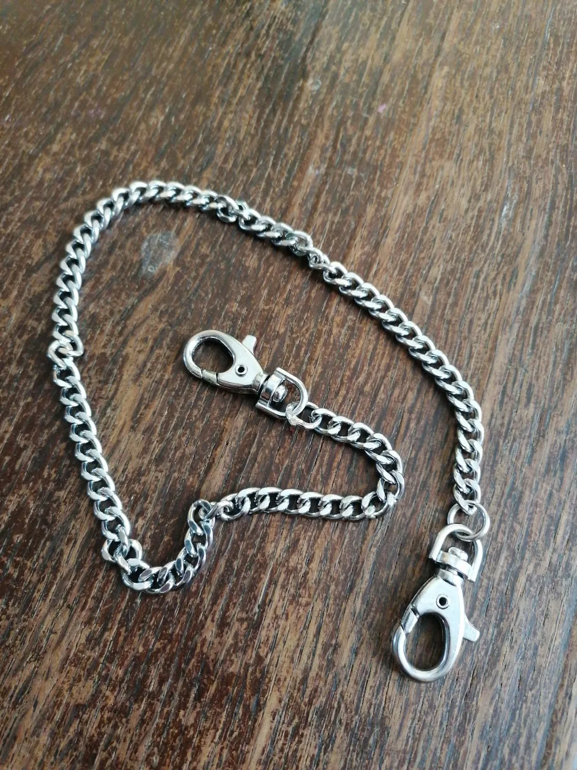 Herbertz Top Collection Gliederkette Messerkette grau M