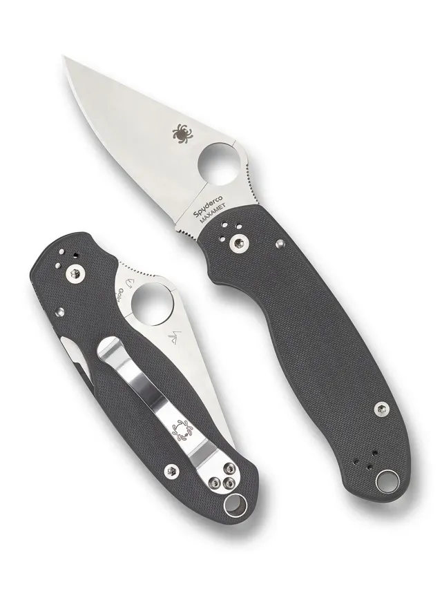 Spyderco Para 3 Maxamet Klappmesser G-10 dunkelgrau