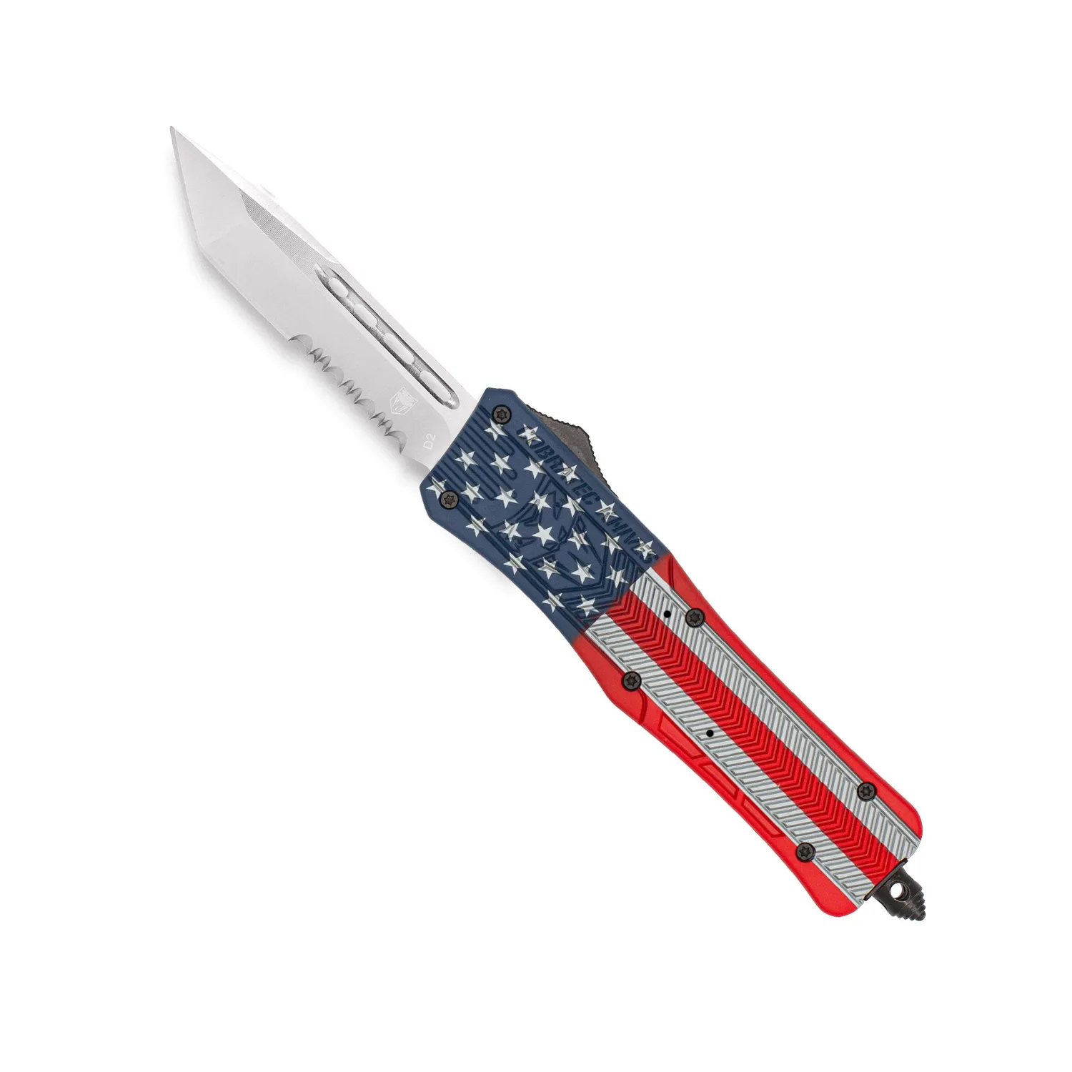 CobraTec CTK-1 Medium OTF Messer American Flag Cerakote