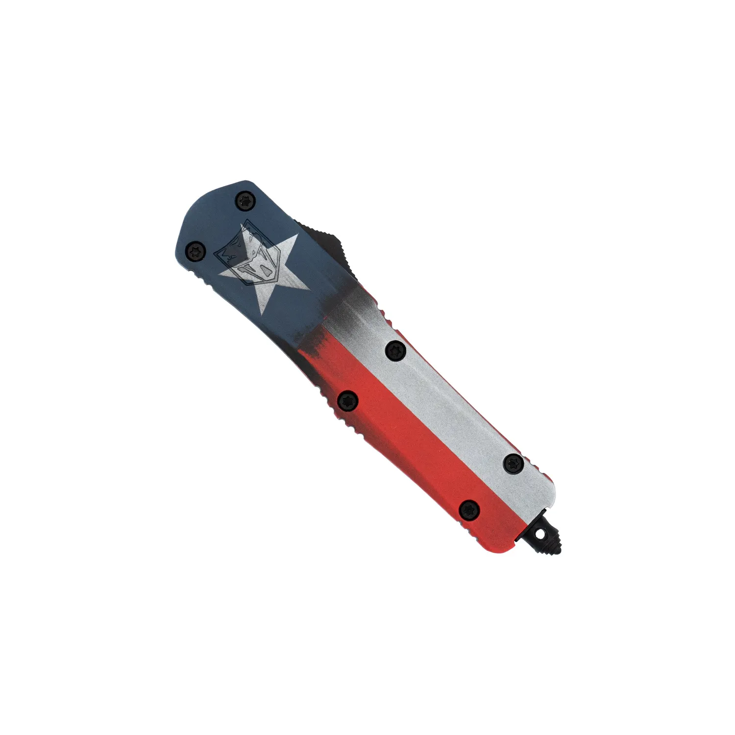CobraTec FS-3 Medium OTF-Messer Texas Flag D2