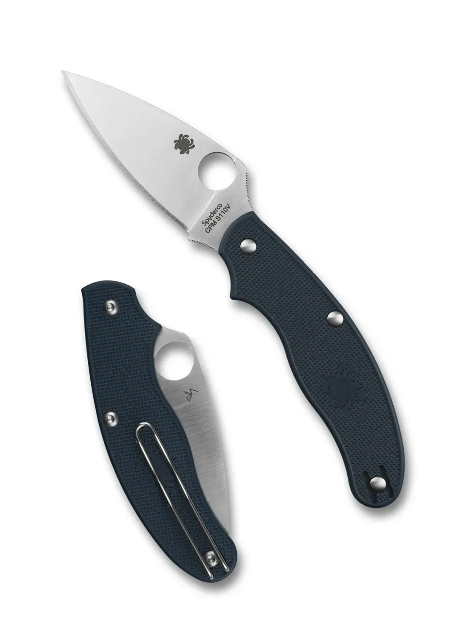 Spyderco UK Penknife CPM S110V Taschenmesser Blau S110V