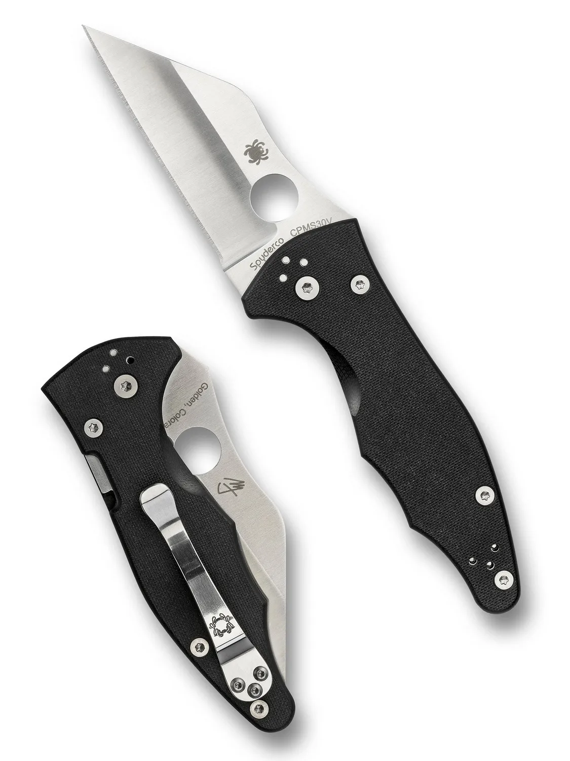 Spyderco Yojimbo 2 Taschenmesser satin S30V Wharncliffe