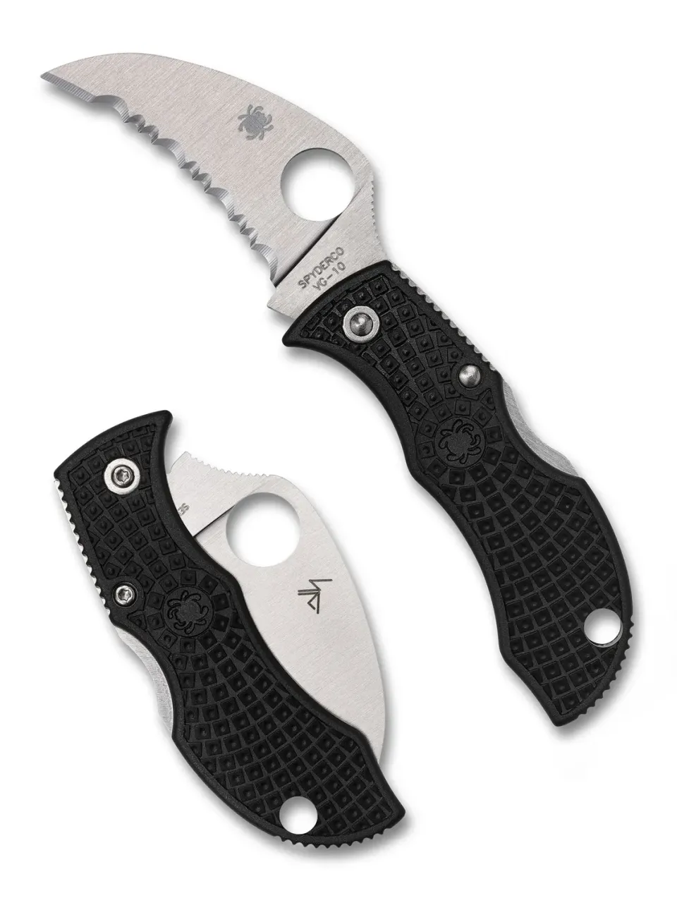 Spyderco Manbug Taschenmesser Hawkbill Sägeschliff