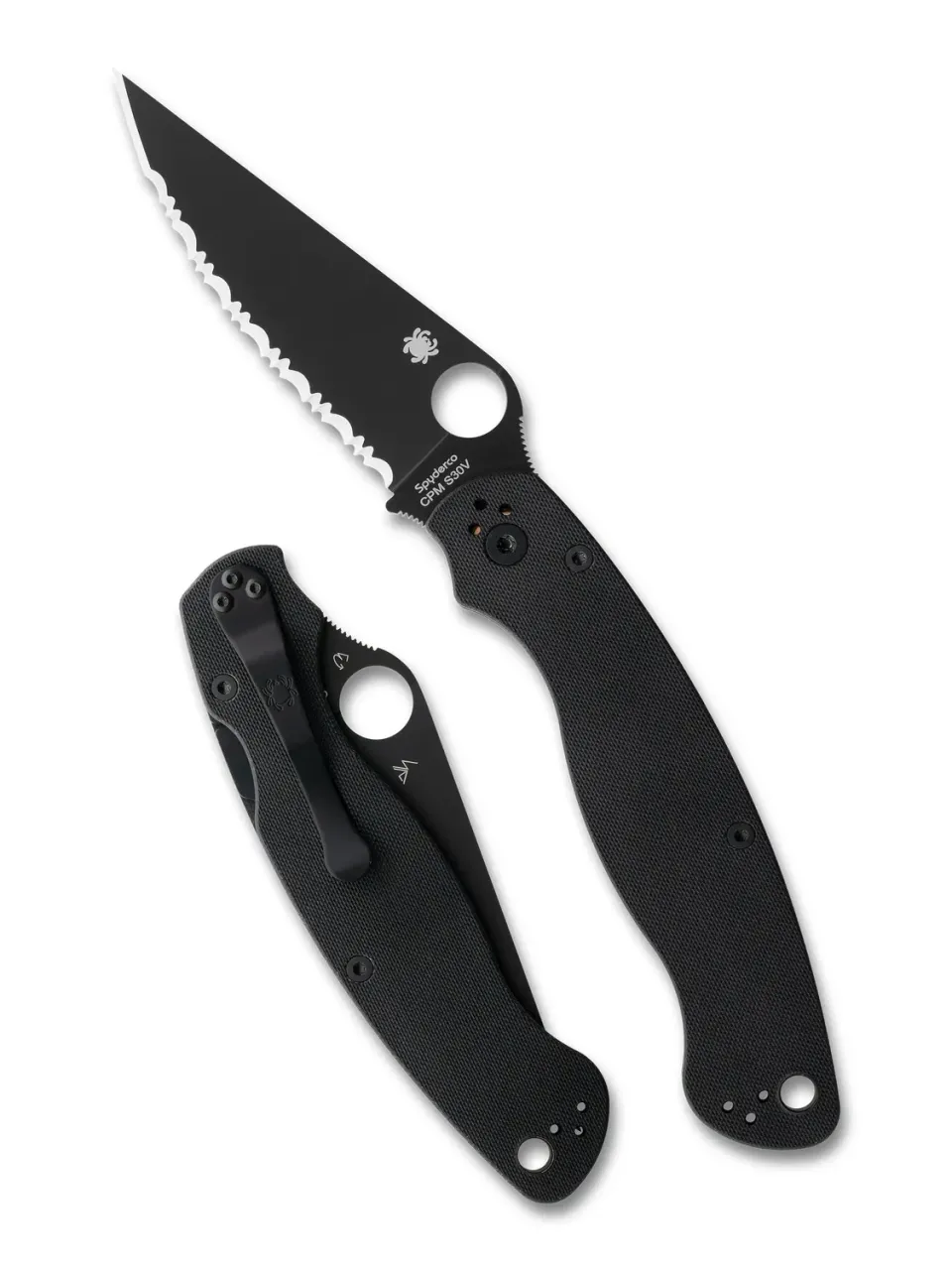 Byrd Military 2 Taschenmesser Schwarz glatt