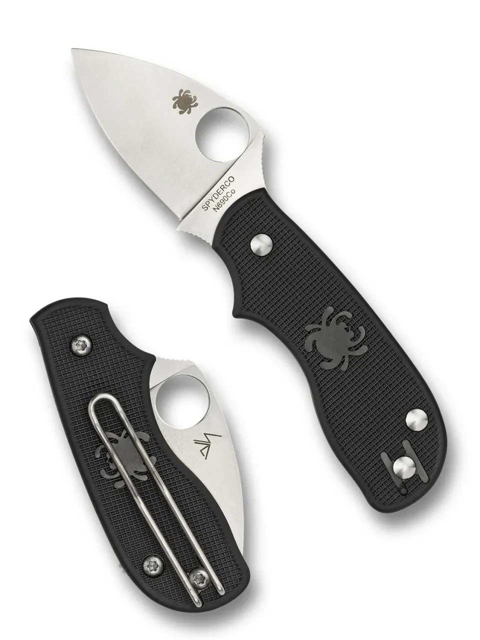 Spyderco Squeak Slipit Taschenmesser N690Co schwarz