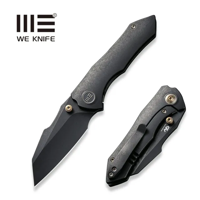 WeKnife High-Fin WE22005-1 Klappmesser Titan Schwarz 20CV