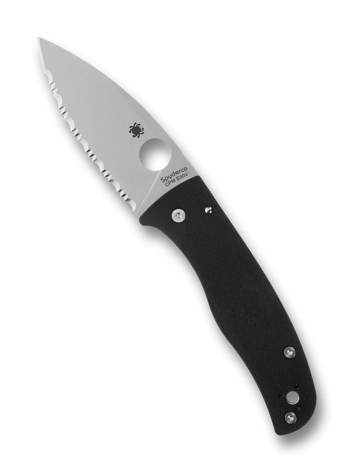 Spyderco Bodacious Klappmesser S30V glatt satiniert