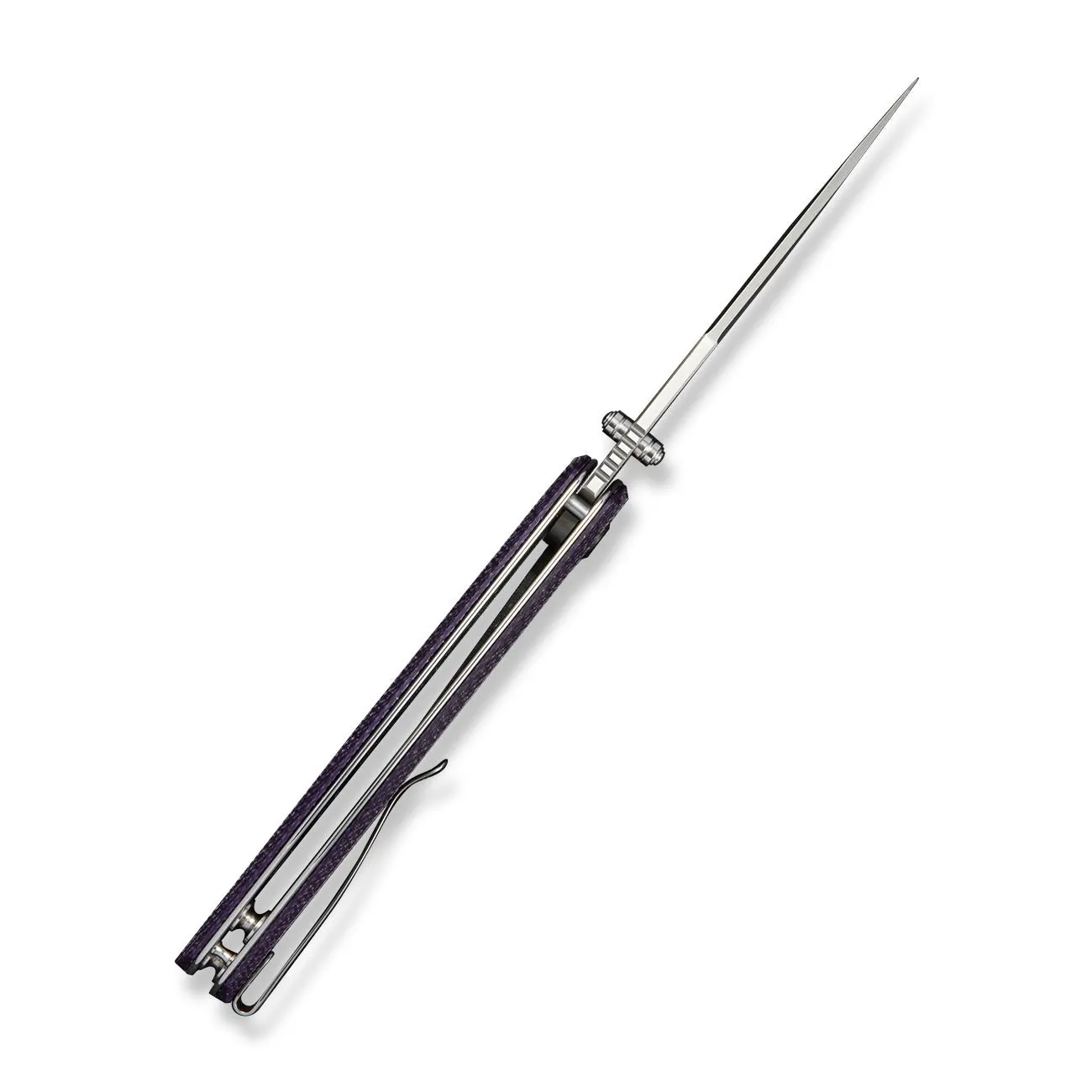 SENCUT Vyrce S25104-3 Taschenmesser Micarta lila D2