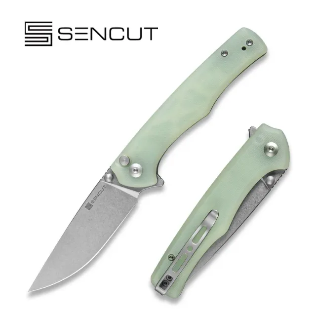 SENCUT Crowley S21012-1 Klappmesser D2 natur G10