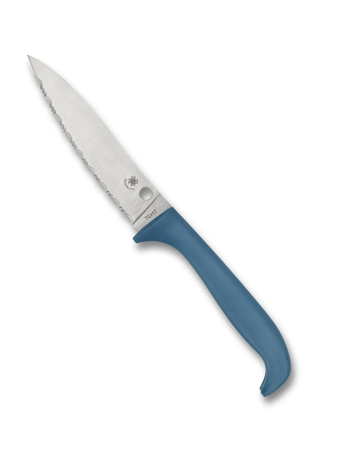Byrd Counter Puppy Küchenmesser glatt blau stellbar