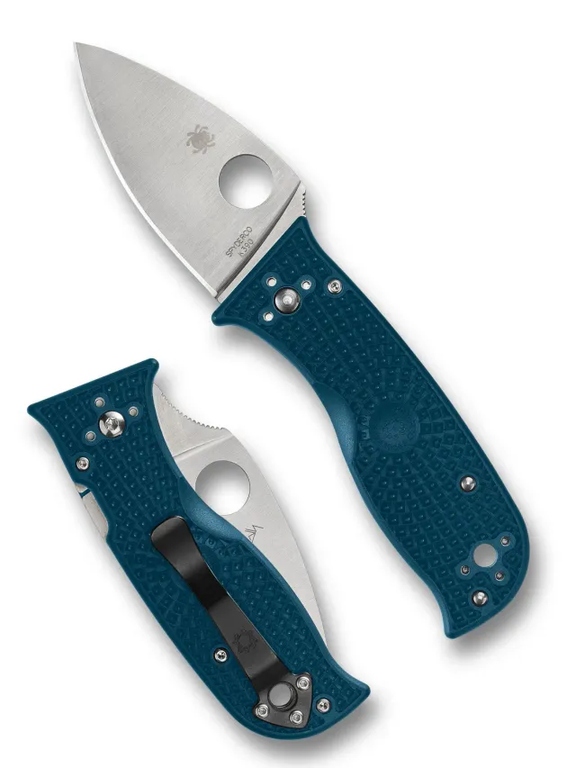 Spyderco Lil Temperance 3 Lightweight Taschenmesser Blau K390